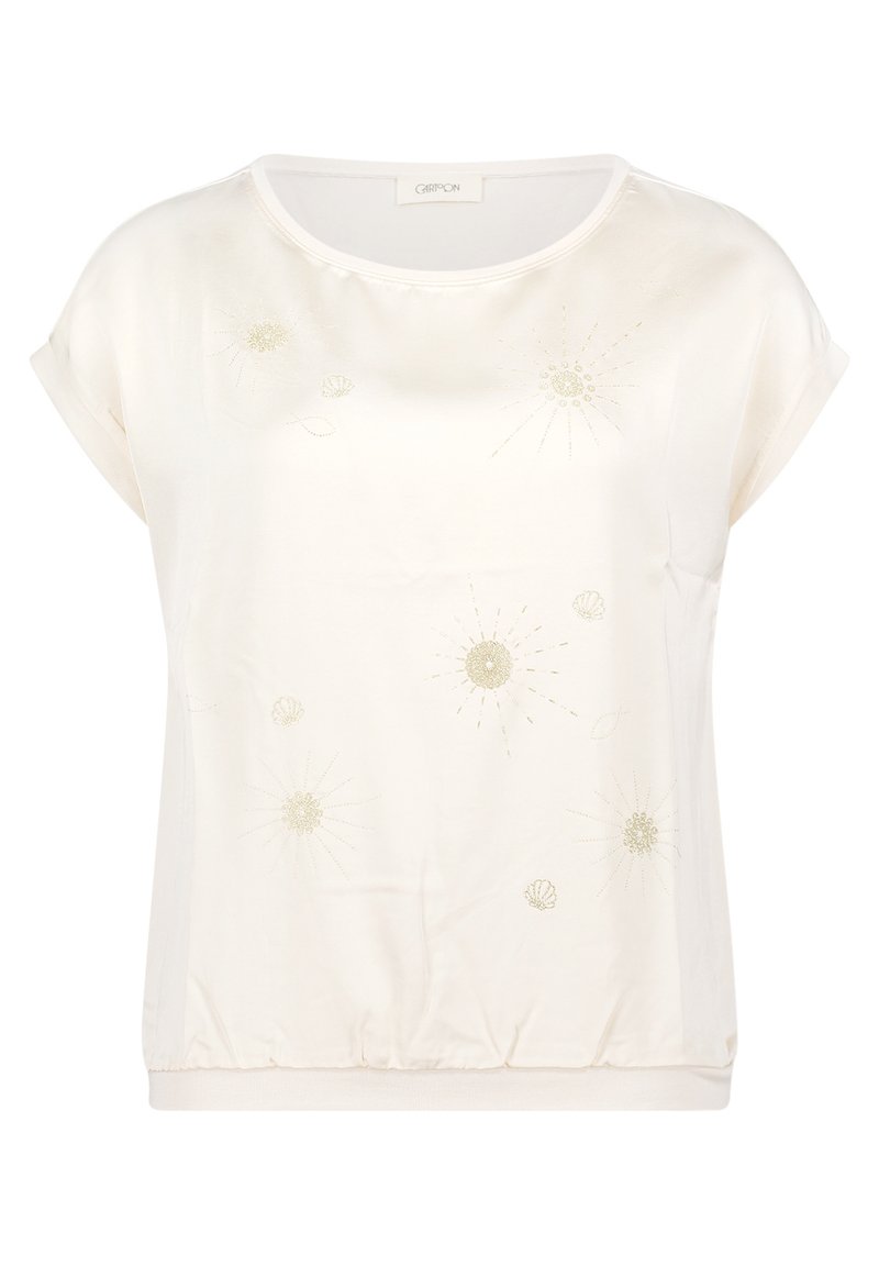 Cartoon CARTOON MIT RIPPBÜNDCHEN CASUAL-SHIRT - Print T-shirt - patch ...