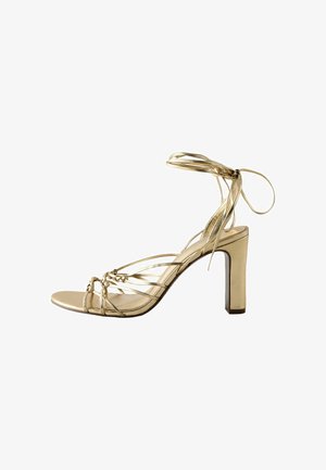 Next, REGULAR FIT - FOREVER COMFORT® HIGH HEEL STRAPPY SANDALS . - Sandale cu toc - gold