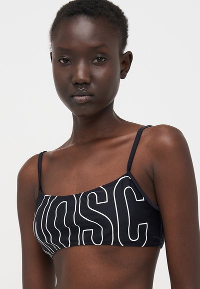 MOSCHINO SWIM FASCIA - Bikinio viršutinė dalis - nero