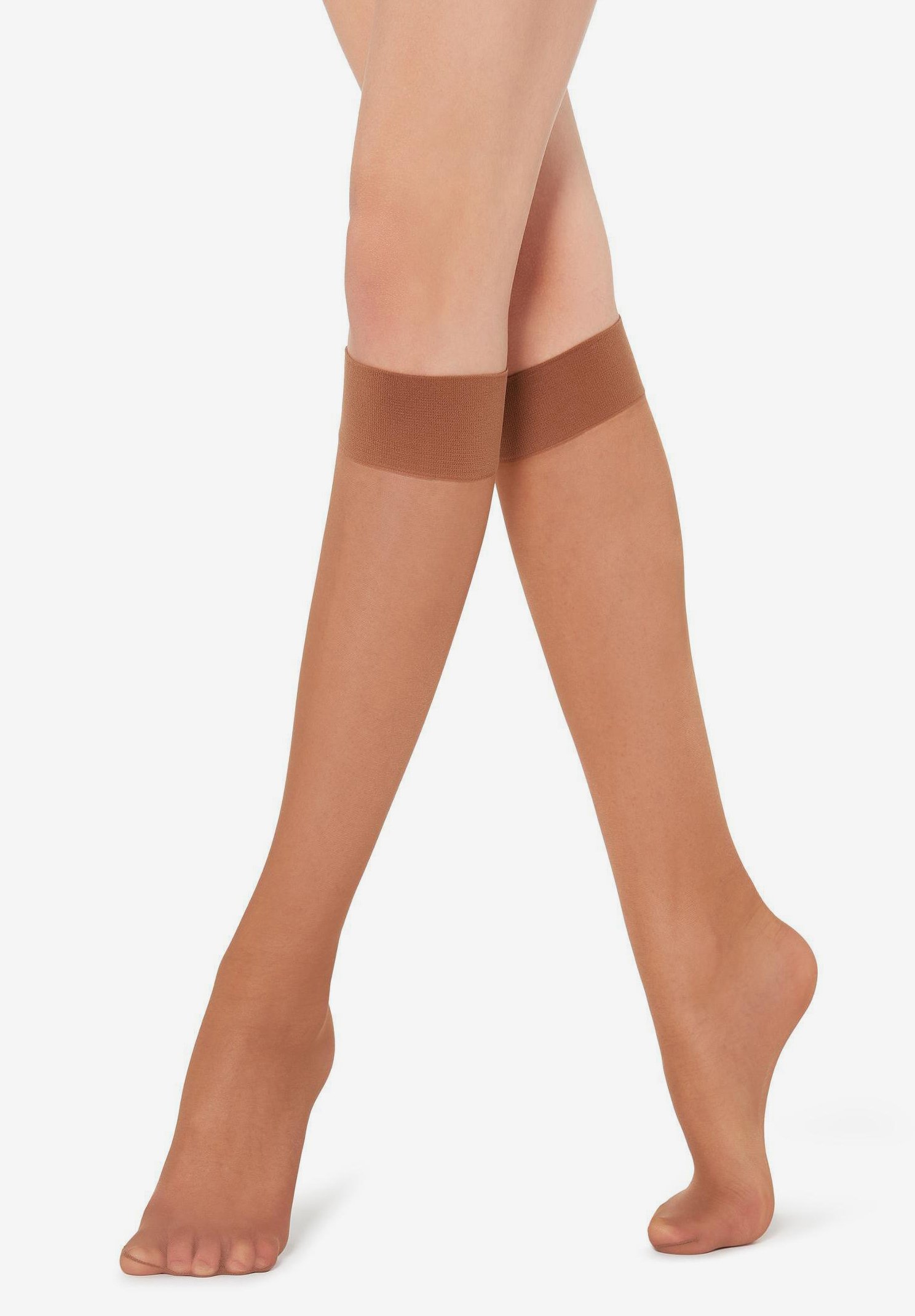 Calzedonia MIT KOMFORTBÜNDCHEN - Calzettoni - mottled beige/color carne -  Zalando