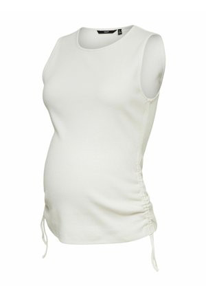 Vero Moda, TOP REGULAR FIT V-NECK TOP - Topp - snow white
