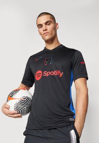 Nike Performance FC BARCELONA STADIUM AWAY - Fotbalový dres - black/university red/hyper royal