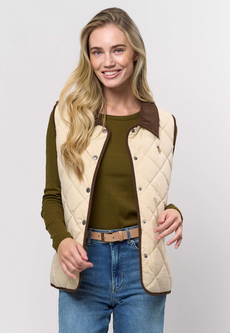 U.S. Polo Assn. MANDY - Mellény - bleached sand