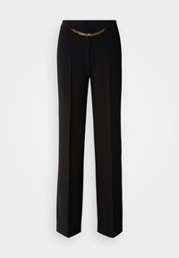 MARCIANO BY GUESS ELLA CHAIN STRAIGHT PANTS - Kalhoty - black