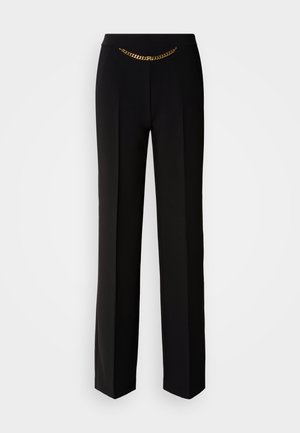 MARCIANO BY GUESS ELLA CHAIN STRAIGHT PANTS - Bukse - black
