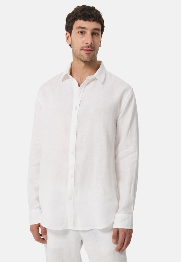 LANGARM - Hemd - weiss