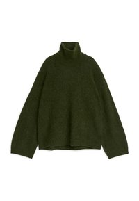 Strickpullover - dark green