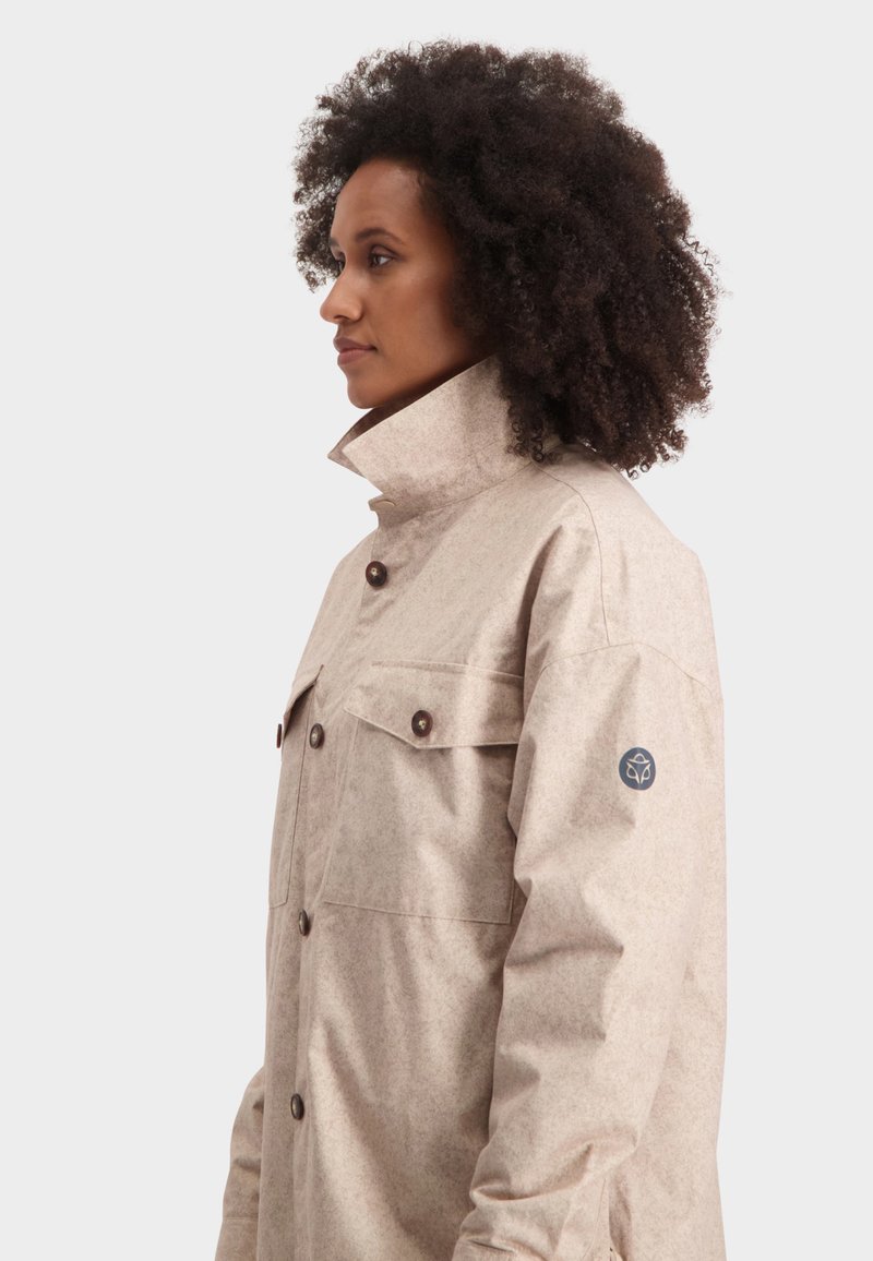 Damen Parkas | AGU OVERSIZED RAIN URBAN OUTDOOR Klassischer Mantel moonlight melange/weiß - ZK11329 Damen Parkas | AGU OVERSIZED RAIN URBAN OUTDOOR Klassischer Mantel moonlight melange/weiß - ZK11329