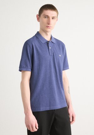 ARCHIVE SHIELD - Polo shirt - dark jeansblue melange