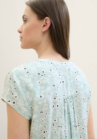 TOM TAILOR Bluse - blue tiny flower design