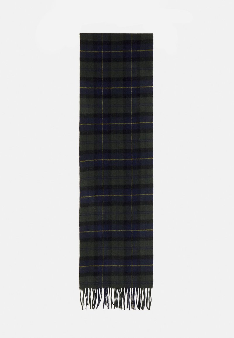 Barbour TARTAN SCARF UNISEX - Šála - olive night