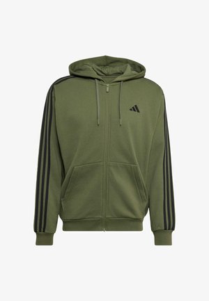 adidas Sportswear, Felpa con zip - olive four/black