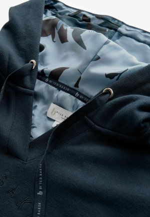 B by Ted Baker LONGLINE   - Felpa con cappuccio - navy blue