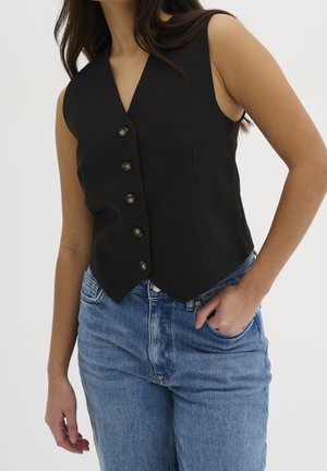 My Essential Wardrobe Weste - black