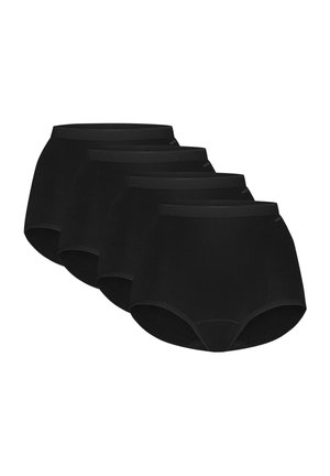 HIGH WAIST 4-PACK - Slip - black
