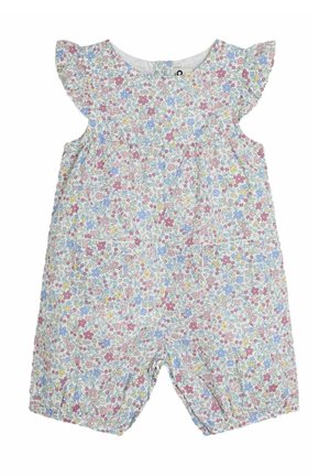 Jumpsuit - pink cherry ditsy floral