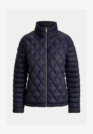 Lauren Ralph Lauren, DIAMOND CHANNEL QUILTED MOCKNECK JACKET - Veste d'hiver - dark navy