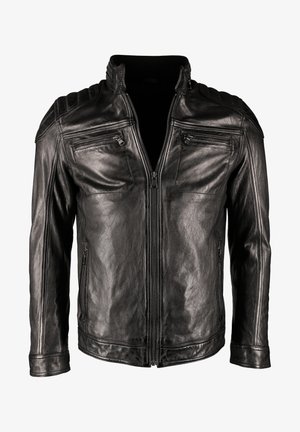 Lederjacke - black