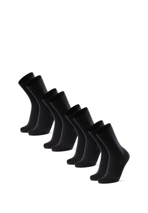 Danish Endurance, LINER CREW SOCKS 4-PACK UNISEX - Sportsstrømper - black