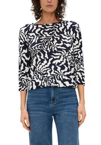 s.Oliver WEICHES MIT 3/4-ARM - Longsleeve - navy