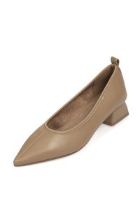 Kamome Tacones - camel
