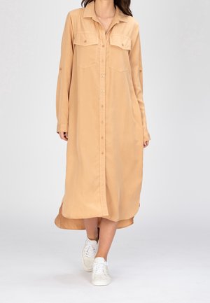 Skjortekjole - camel