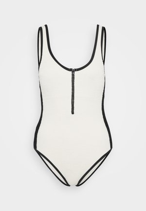 It's Now Cool, THE ZIP UP ONE PIECE - Traje de baño - butter crimp