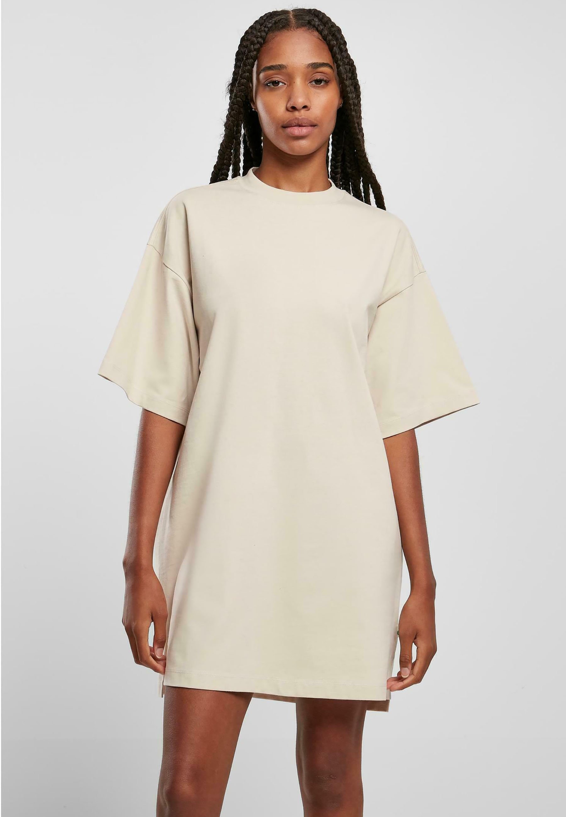 Urban Classics HEAVY OVERSIZED - Jersey dress - softseagrass/sand -  Zalando.ie