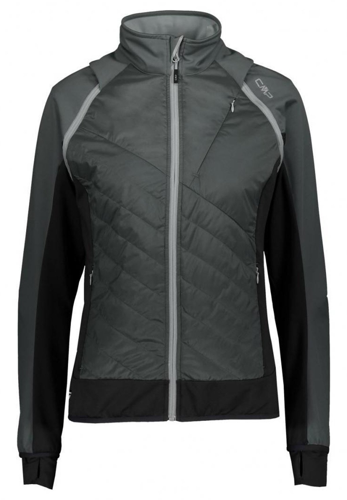 CMP DAMEN-OUTDOOR JACKE MIT ABNEHMBAREN ÄRMELN Softshelljacke