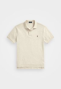 CUSTOM SLIM FIT MESH POLO SHIRT - Poloshirts - expedition dune heather