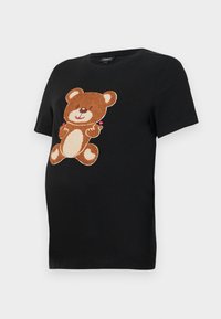 OLMTERESA LIFE TEDDY - Print T-shirt - black