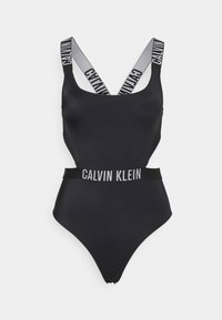 Calvin Klein Swimwear - CUT OUT ONE PIECE - Maudymosi kostiumėlis - black Miniatiūros vaizdas 1