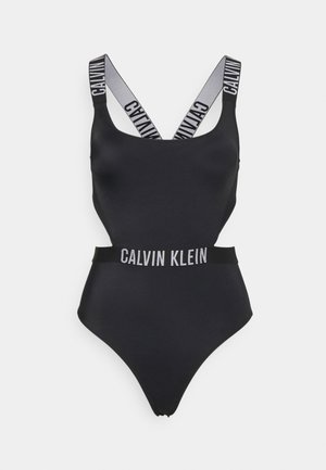 CUT OUT ONE PIECE - Swimsuit - black