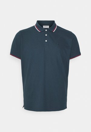 CONTRAST PIPING - Poloshirts - dark blue