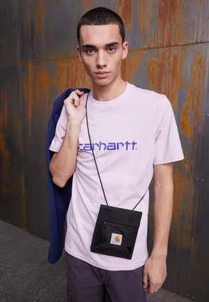 SCRIPT - T-shirts med print - pale quartz/razzmic