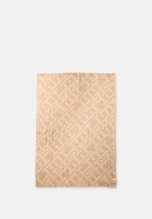 MONOGRAM HEAVY SCARF - Scarf - clayed pebble/soft cream