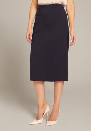 LONGUETTE IN PUNTO MILANO - Kokerrok - blu