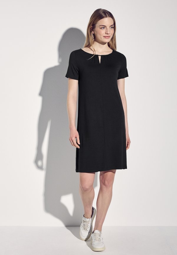 Jerseykleid - schwarz