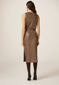 Oltre IN PAILLETTES - Gonna a tubino - marrone