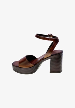 TSAKIRIS MALLAS, SANDALO - Sandali con tacco - brown