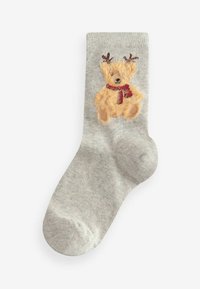 Next RICH CHRISTMAS  5 PACK  - REGULAR FIT - Ponožky - red cream bear