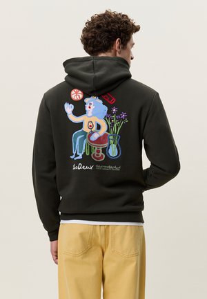 Les Deux RURAL HOODIE - Φούτερ με κουκούλα - rosin green