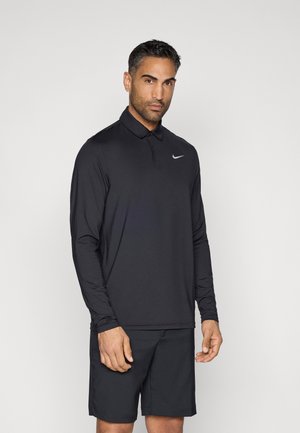 VICTORY SOLID - Piké - black/white