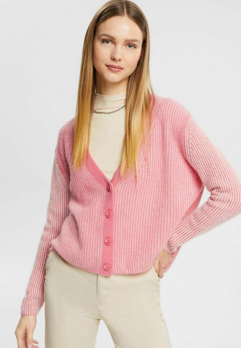 Esprit Collection SWEATERS Cardigan pink Zalando.co.uk
