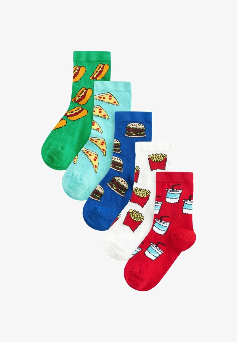 Next 5 PACK - REGULAR FIT - Strumpor - bright food graphic