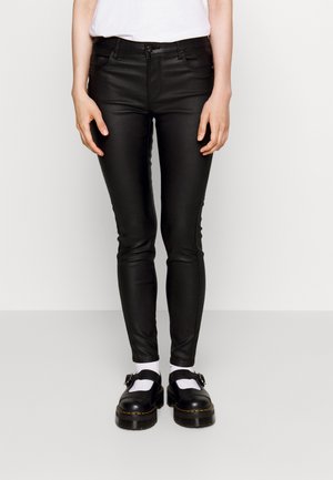 ONLY Petite ONLHELLA COATED - Jeans Skinny Fit - black