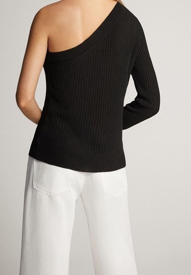 Massimo Dutti Pullover - black