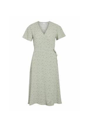 VILA VILOVIE WRAP DRESS - Dnevna haljina - desert sage