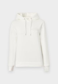 TONAL SHIELD HOODIE - Sweatshirt - eggshell