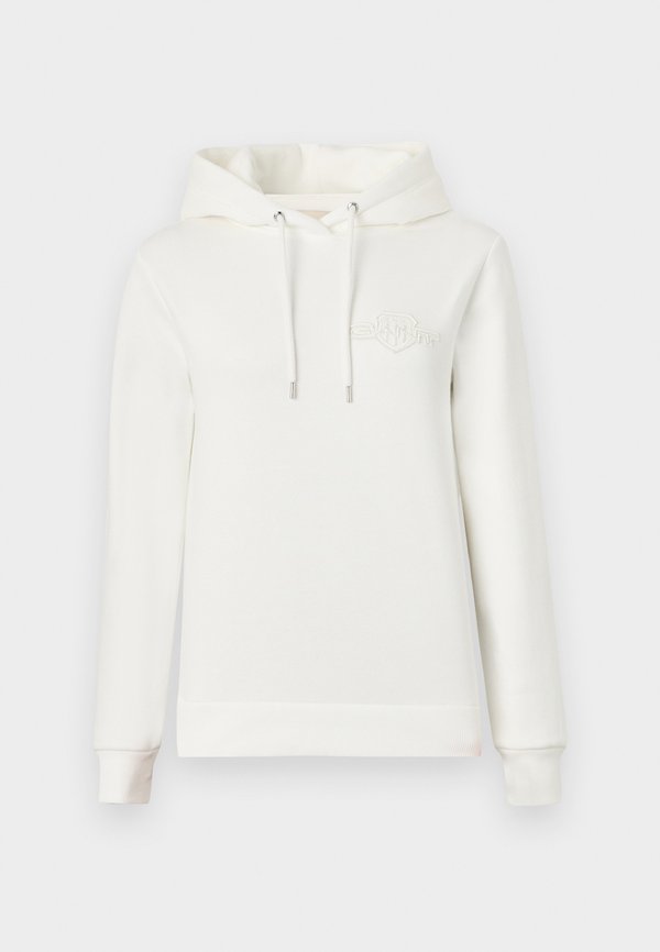 TONAL SHIELD HOODIE - Sweatshirt - eggshell2